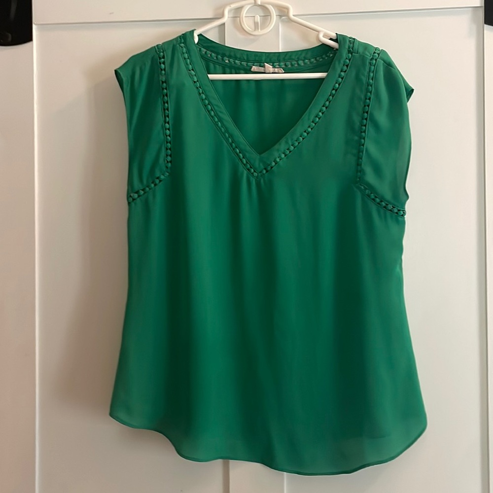 Hawthorne Kelly Green Blouse